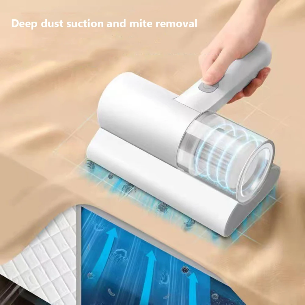 Handheld Bed Vacuum UV Mite Remover Cleaning Machine Dust Vacuum Remover Cleaning Machine for Mattress Pillows Sofas Clothes