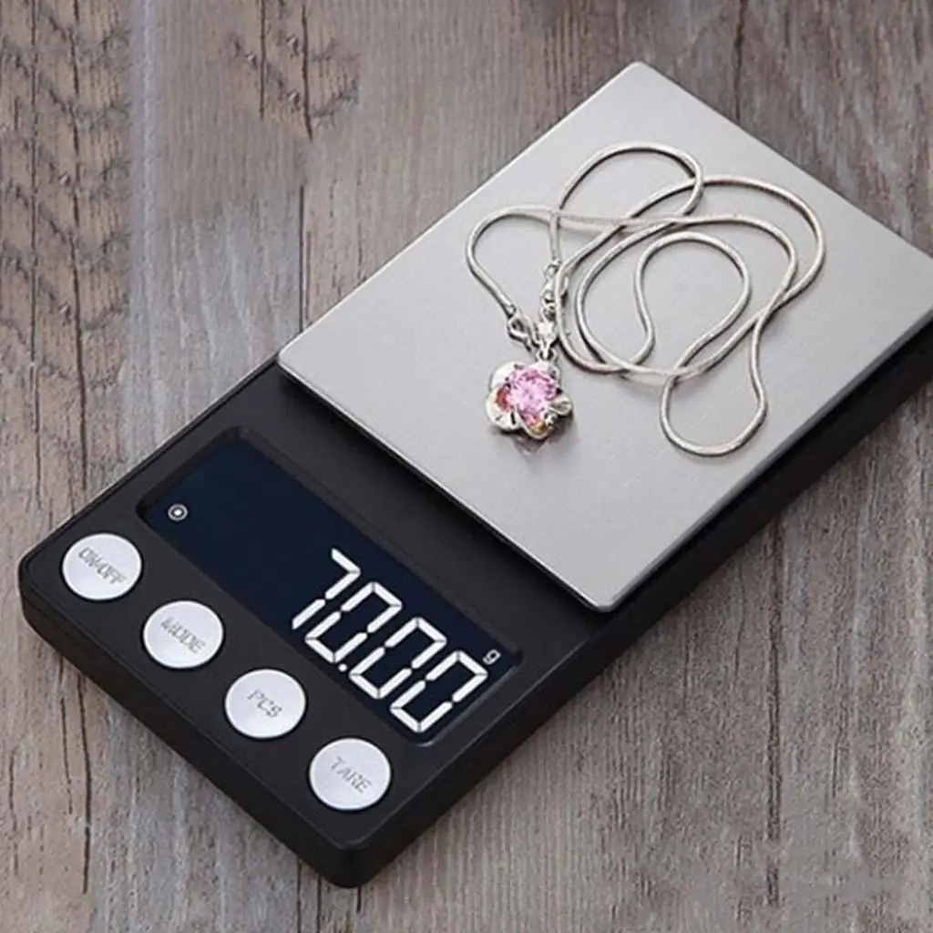 Jewelry Scale Gram Mini Scale 100-1000/0.01-0.001g LCD Display