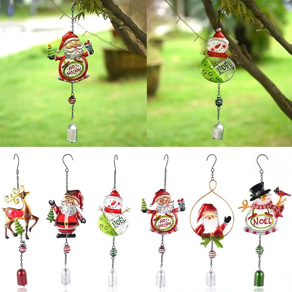 

Новые елочные украшения, подвесной кулон с колокольчиком, украшение для улицы, подвесной кулон, Рождественский колокольчик, железный прочный трубчатый металлический колокольчик