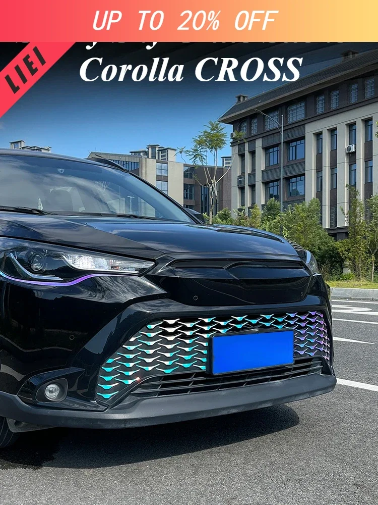 LIEI For Toyota Corolla CROSS mid mesh sticker starry sky sticker modification special laser body sticker-Exterior modification