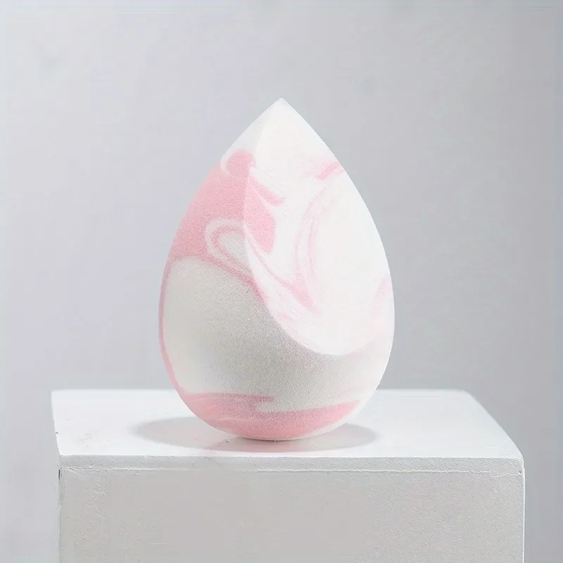 1Pc Make-upspons schoonheid ei kleurverloop zacht dubbelzijdig nat en dubbel gebruik geschikt voor zonder eetpoeder