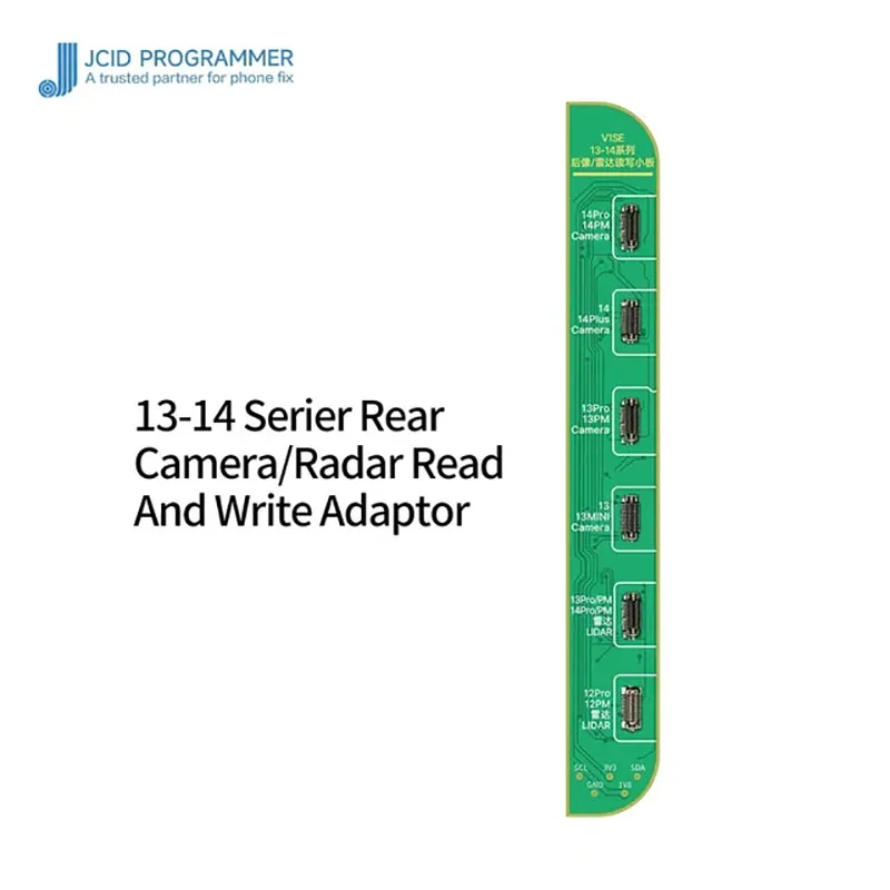 JC JCID V1SE V1SPRO Cable LiDAR programable para iP12 13 14 Pro Max, reparación de escaneo de VR 3D, corrección de retardo de cámara inexacta