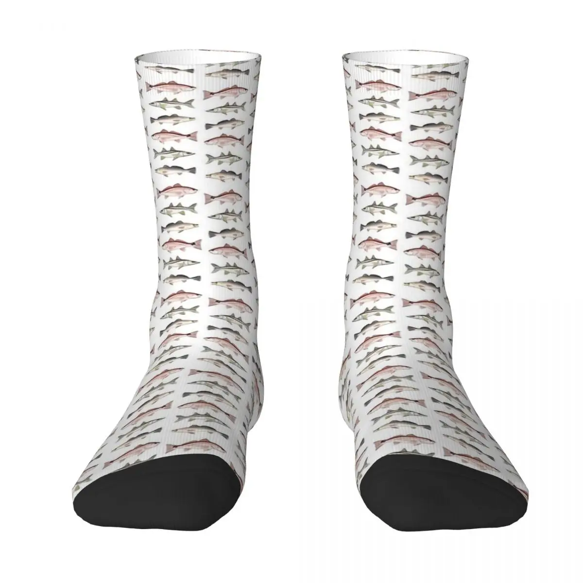 Inshore Slam Fisherman Fishing Kawaii Socks Travel Cartoon Pattern Socks