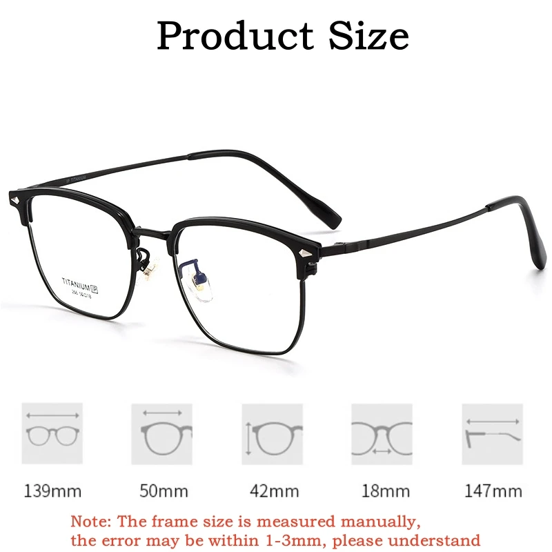 YIMARUILI Fashion Men's Optical Prescription Glasses Myopia Hyperopia Progressive Formula Recipe Anti-Reflective Eyeglasses 266