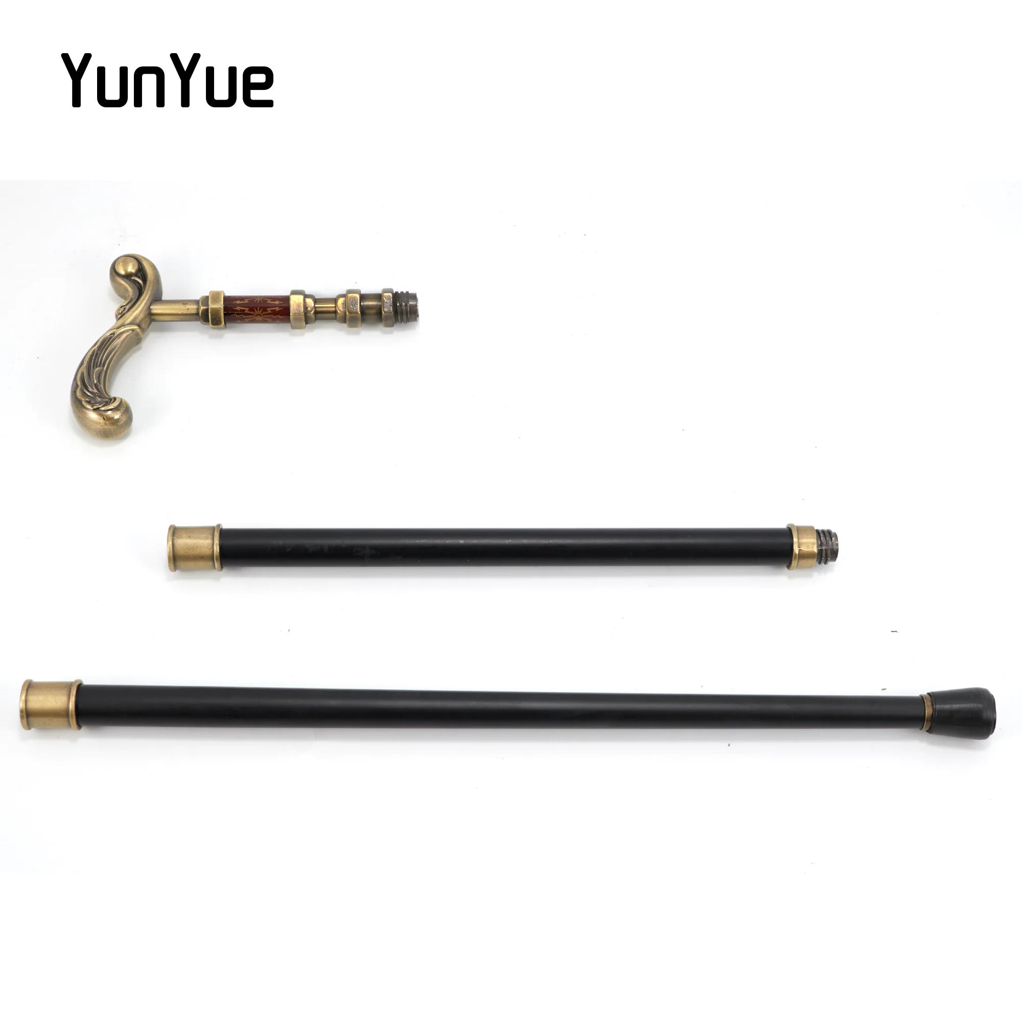 女性のためのヴィンテージブロンズフラワーウォーキングスティック、装飾的な吸血鬼、ファッショナブル、エレガント、ハロウィーン、コスプレ、パーティー、93cm