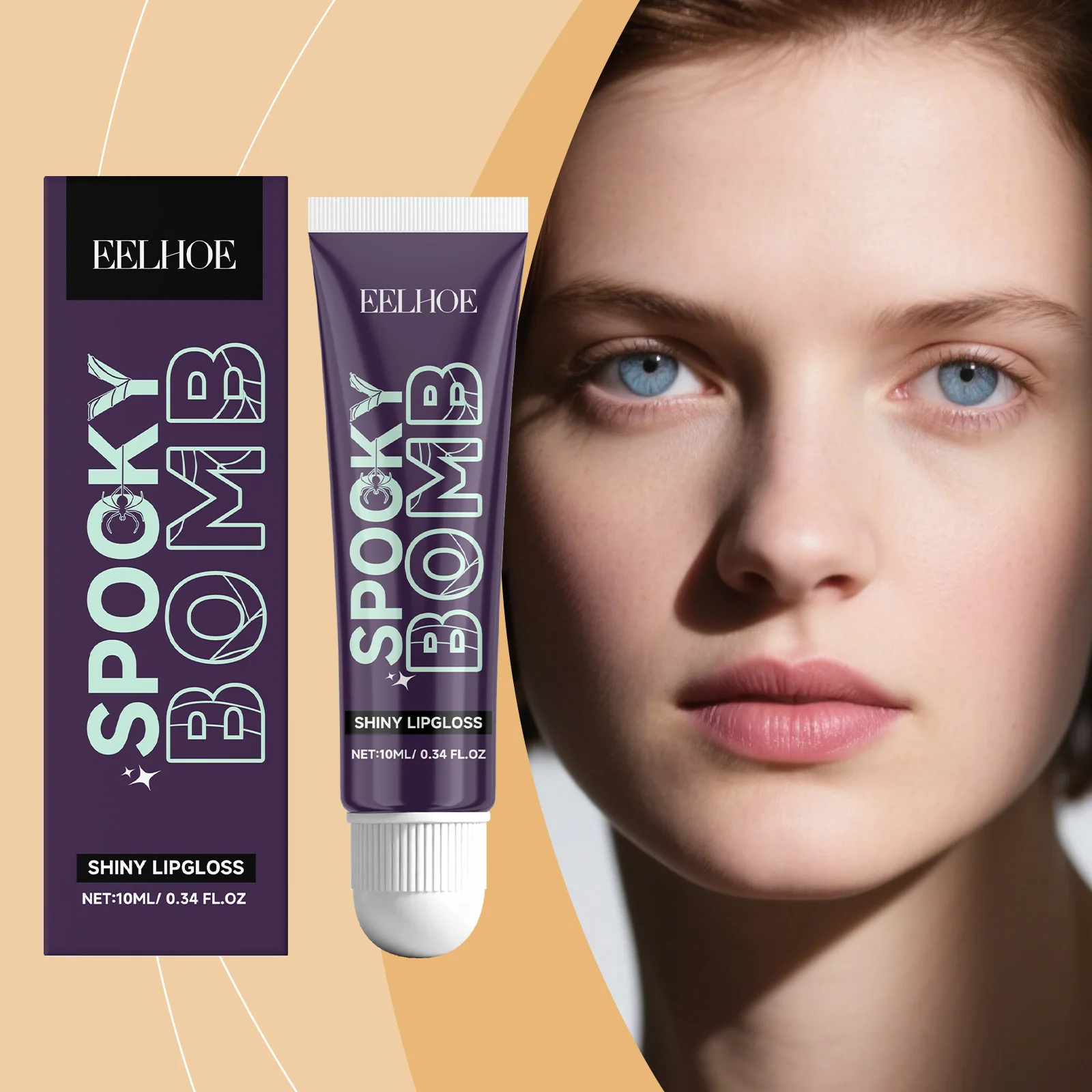 بلسم الشفاه EELHOE SPOOKY بمكونات طبيعية، العناية بالشفاه اللامعة المرطبة، المغذي بزبدة الشيا للشفاه الناعمة #6