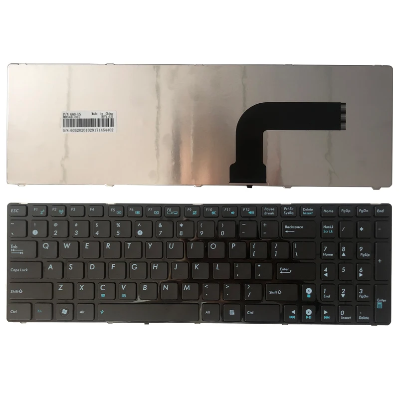 New US Keyboard for ASUS N61Ja N61Jq N61Jv N61VG N61VF N61VN K53 K53E G53 G53JW K73 k72 k72s K73B K73E K73S k73sd Laptop