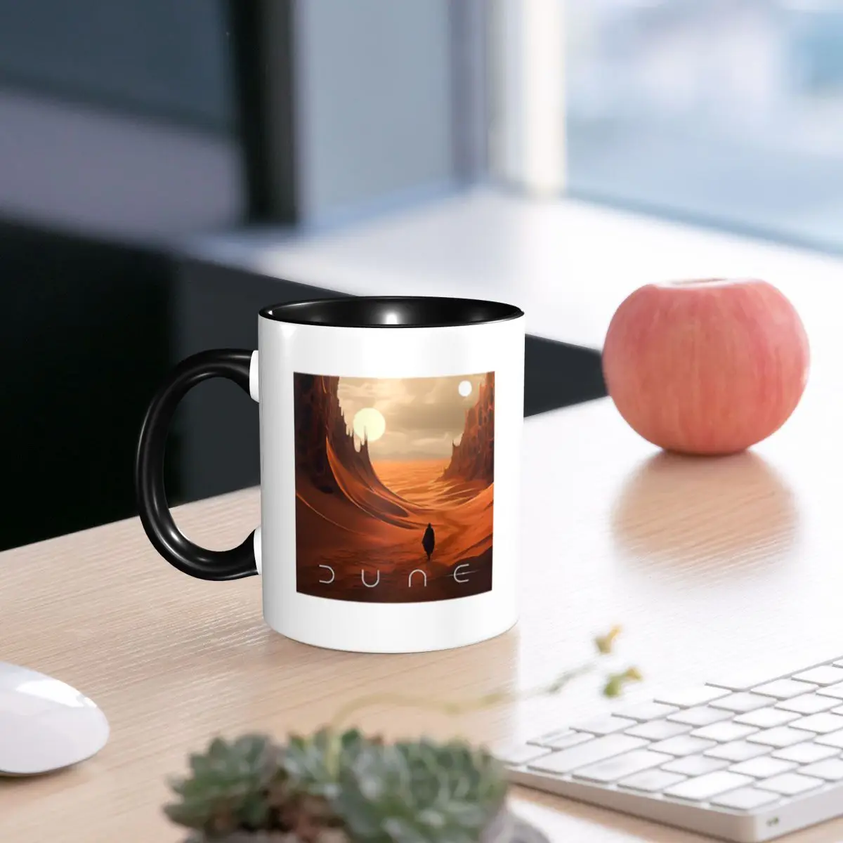 Dune 2020 Fan Art Mug Funny Ceramic Coffee Cups Tea Mugs Milk Cup Drinkware Gift for Woman Man