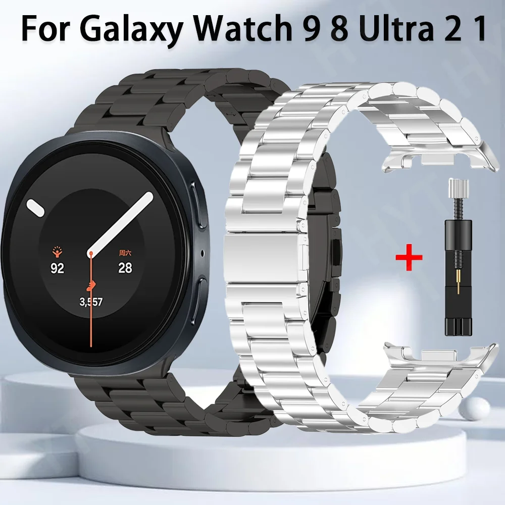 No Gaps Metal Band for Samsung Galaxy Watch 9 8 44mm 40mm 8 Classic 46mm Bracelet Galaxy Watch Ultra 2 1 Ultra 2025 47mm Correa