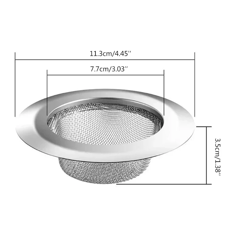 الفولاذ المقاوم للصدأ بالوعة المطبخ مصفاة ، الماسك الشعر ، سدادة حمام المكونات ، تصفية المجاري مع غطاء ، اكسسوارات الحمام