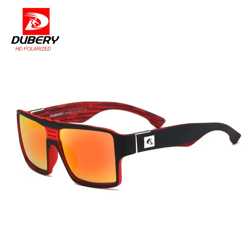 DUBERY Retro Square Polarized Sunglasses Women Men's Driving Fishing Luxury Brand Unisex Sun Glasses Driver's Eyewear UV400