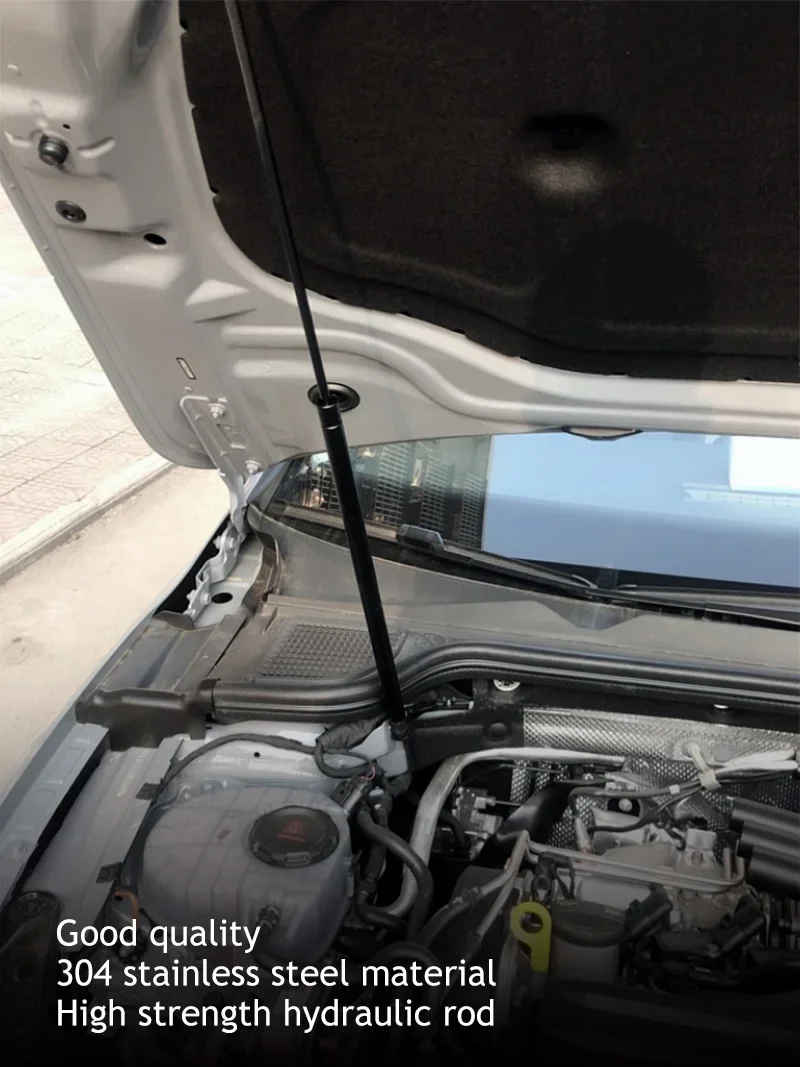 ل VW Golf 8 MK8 2020 2021 2022 2023 سيارة التصميم مجددة غطاء محرك السيارة صدمة الغاز رفع تبختر القضبان دعم قضيب الملحقات