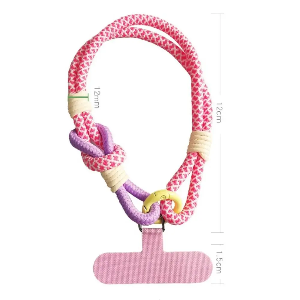 Portable Nylon Mobile Phone Lanyard Phone Accessories Simple Anti-lost Rope Keychain Phone Chain