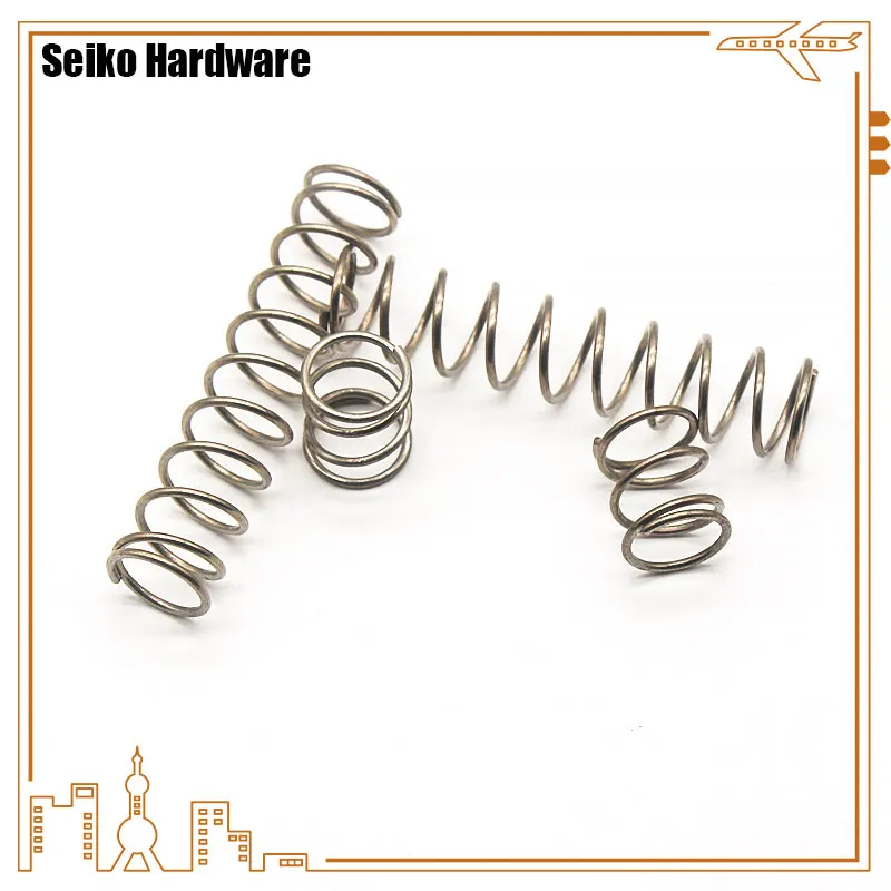 Description Picture 5 of item304Stainless Steel Wire Diameter 1.8 mm OD 10mm-25mm Length 15mm to 100mm Y-type Rotor Return Micro Compression Pressure Spring