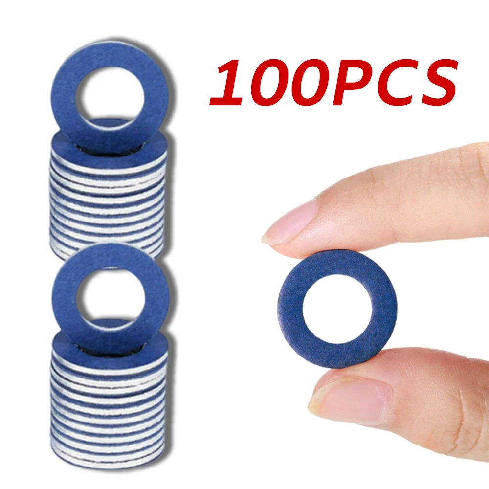 100X for Toyota Camry Corolla Lexus Thread Oil Drain Sump Plug Gasket Aluminum Engine Crush Washer 12mm Hole Seal Ring Parts Kit