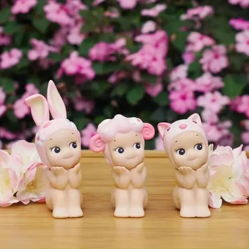 Cherry Blossom Hanami Series, новая глухая коробка Sonny Angel, коллекционная мини-фигурка, милая Сакура, декор для рабочего стола, подарок на день рождения для ребенка