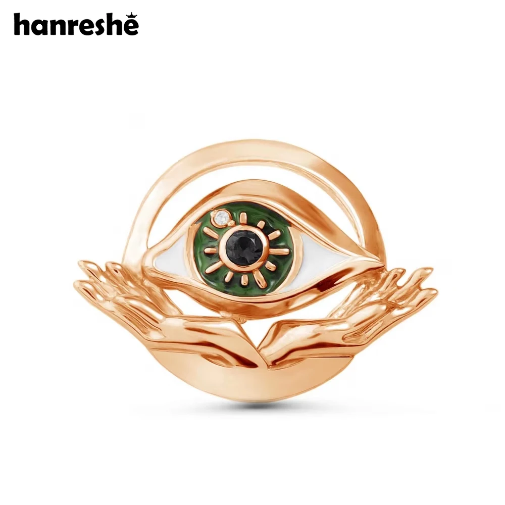 Hanreshe Medical Ophthalmology Eye Pins Enamel Lapel Backpack Brooch Badge Medicine Jewelry for Ophthalmologist Doctor Nurse