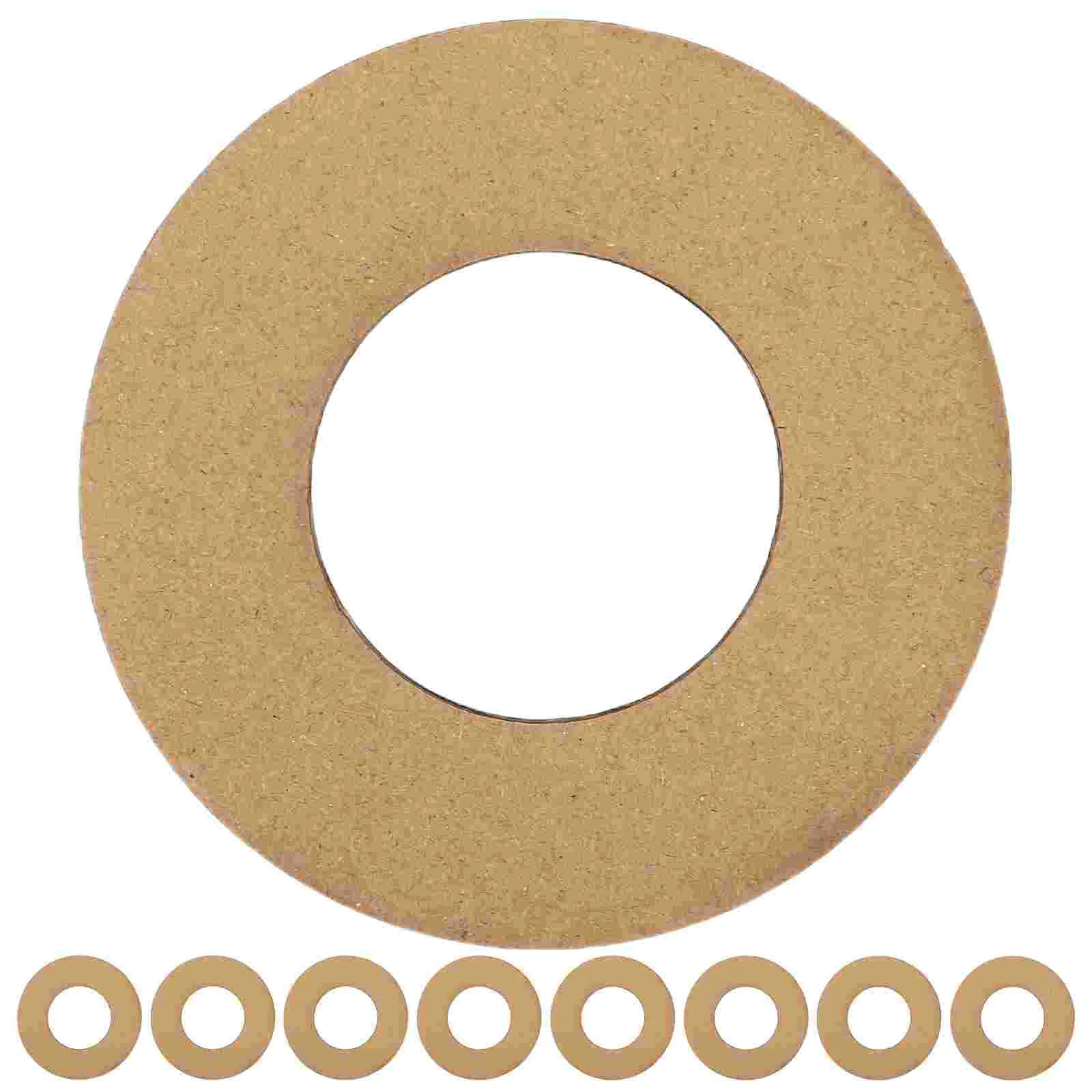 11 Pcs Cardboard Garland Wedding Decor Wreath Round Frame Rings Making Paper Form Rack Large Child Backdrop Stand