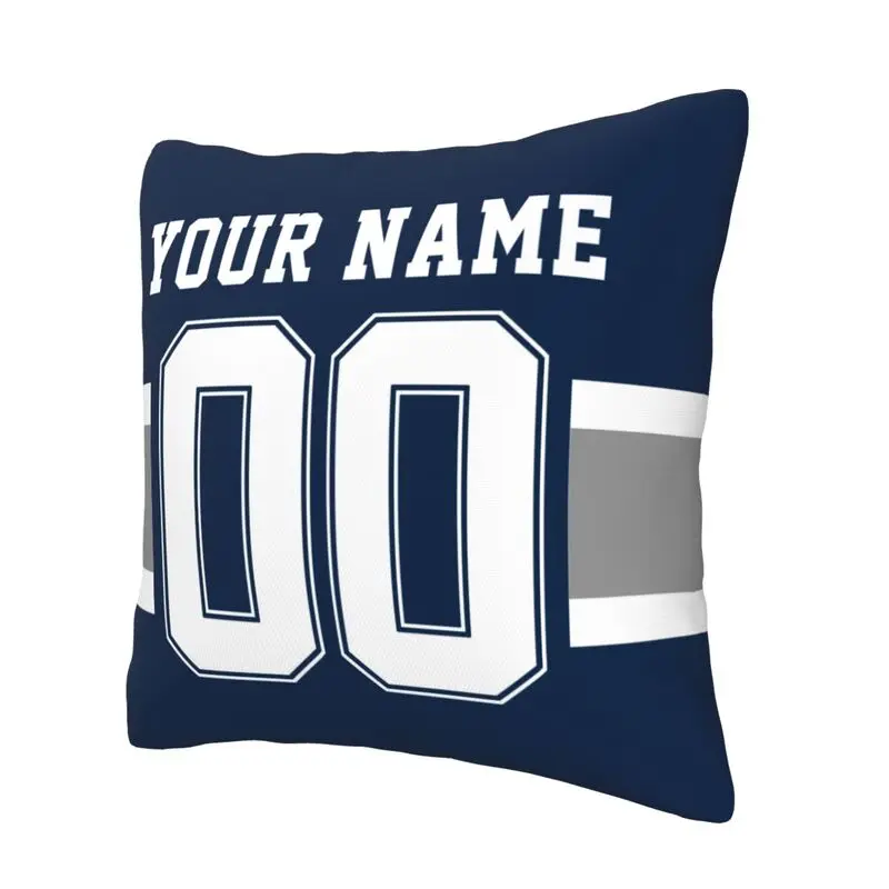 Custom Dallas Name & Number Football Personalized Pillowcase, Football Gifts for Football Fan Son Grandson Friend Coworker