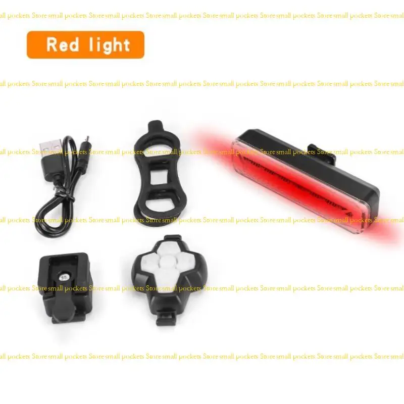 R1WD – clignotant vélo, feu arrière Rechargeable par USB, voyant d'avertissement Cool pour vélo montagne