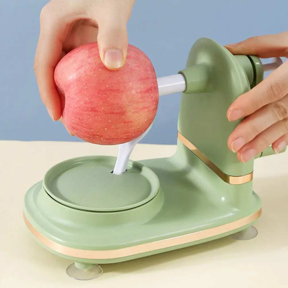 High-Quality Hand-Crank Fruit Peeler Stainless Steel Blade ABS Body Efficient Peeling Tool for Pears Potatoes Kitchen