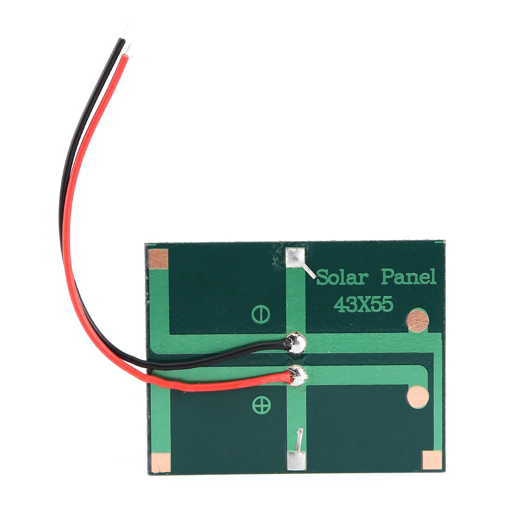 Solar Panel Study DIY Battery Charger Silicon 0.4W 1.5V Solar Panel Mini Solar System for Battery Cell Charger Wire