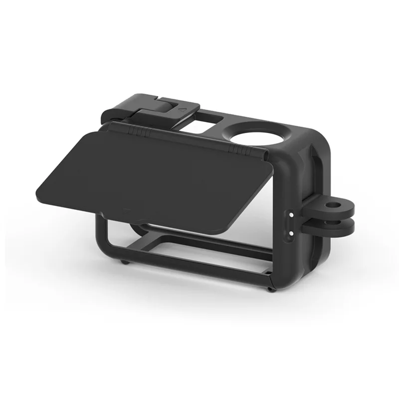 【HOT A69Z!】 Cage For DJI Action 5 Pro/4/3 Protective Case Quick Release Adapter Expansion Frame With Camera Hood