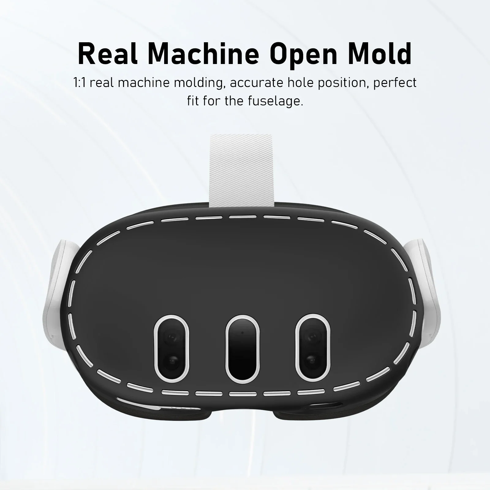 Funda protectora para auriculares Meta Quest 3 VR, Protector de casco antiarañazos a prueba de polvo, carcasa de silicona para accesorios Quest3