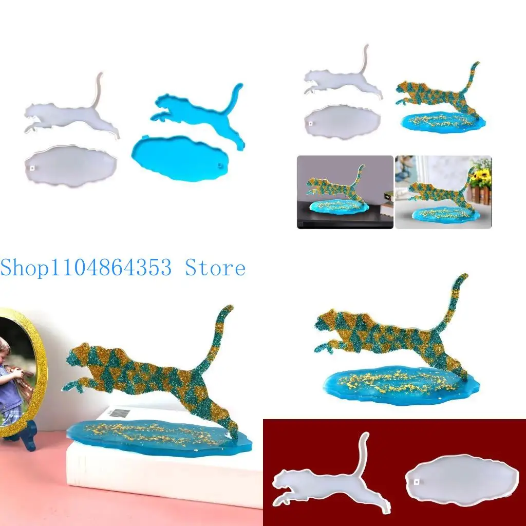 

652f бег леопардовой пантер силиконовой ручной работы для кухонной гостиной для кухонной гостиной