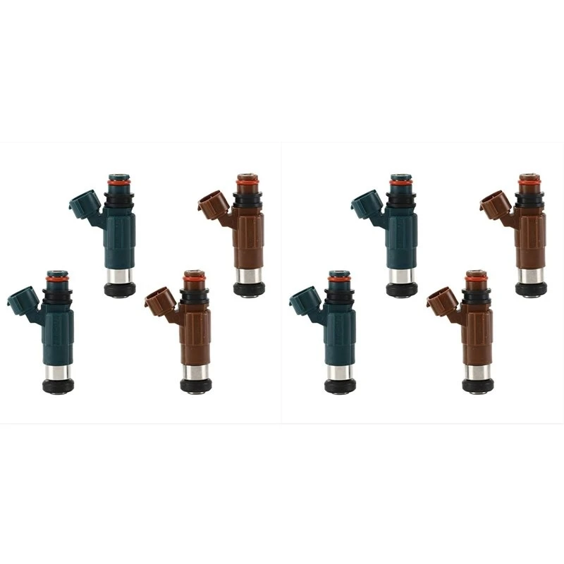 ABQB-8Pcs Fuel Injectors INP-780 INP-781 Fit For Mazda Protege 1.8/2.0L 99-02 842-12285F8
