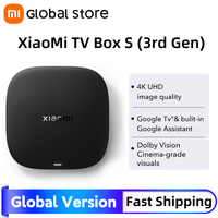 Fast Shipping Xiaomi TV Box S (3rd Gen) 4K 2GB + 32GB Wi-Fi 6 Google TV™ UHD image quality Dolby Vision Cinema-grade visuals