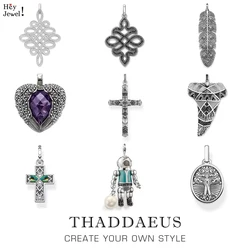 Pendant Black Love Knot Maori Cross Tooth Diver Fashion Rebel Street Jewelry Europe Bijoux Accessories Gift For Men Woman