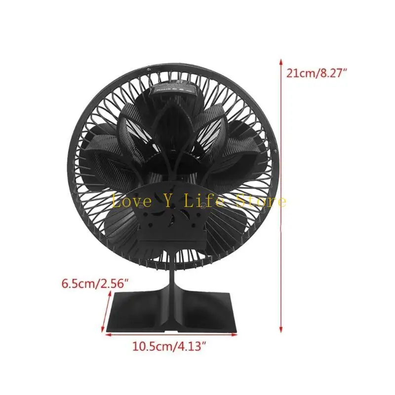 L74C 5 Fan Fan DY705 Home Firment Fan Fan Districtive Heat Head Stove مروحة صغيرة للحصول على هدية مثالية لـ HO