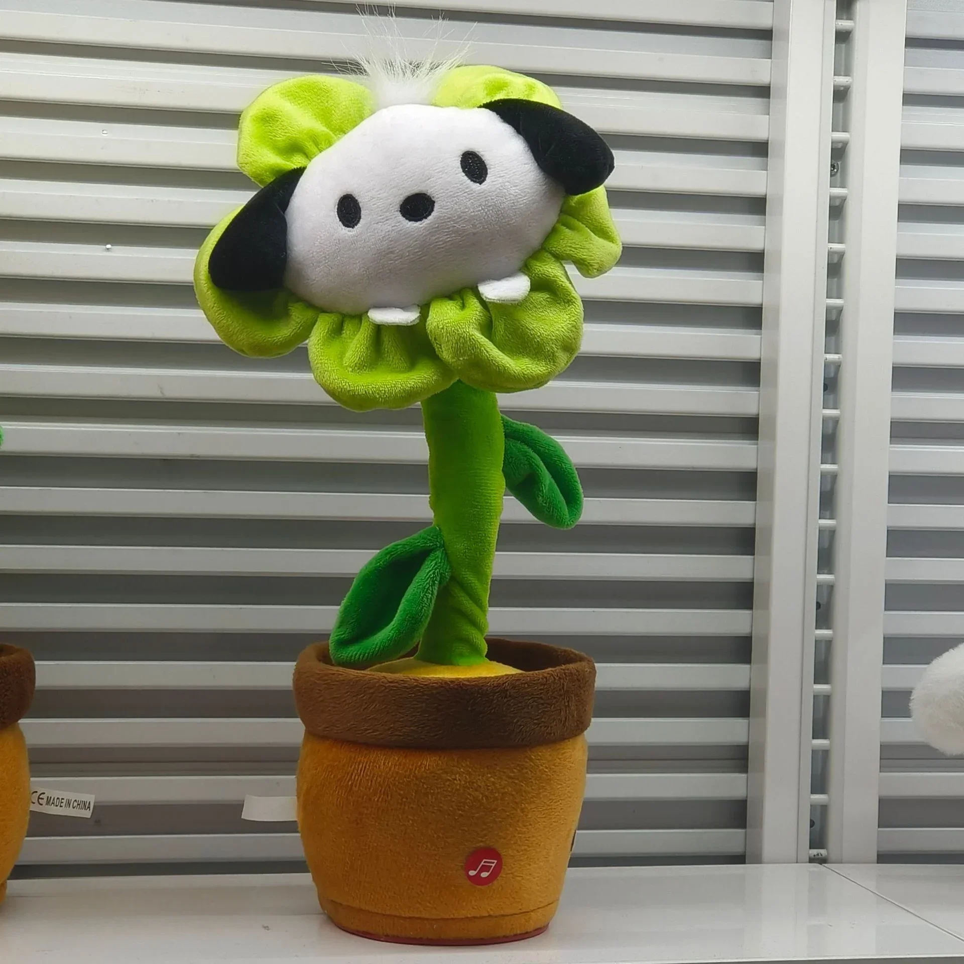 سانريو أنيمي الموسيقى بوعاء النبات قابلة للشحن الغناء الرقص تسجيل الحديث مرحبا كيتي تويست اناء للزهور لعبة أطفال مضحكة