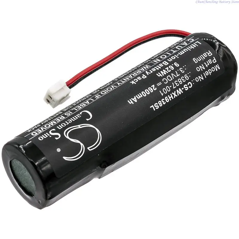 3.7V 2600mah Li-ion Replacement Battery for WAHL Chrome, Super Taper Cordless, Designer, Sterling 4, with tool and gifts