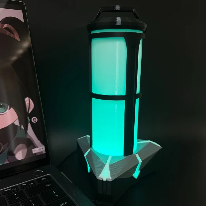 Valorant-luz con punta periférica creativa, luz de ambiente, caja de luz colorida, decoración de dibujos animados para habitación y dormitorio, juguete de regalo