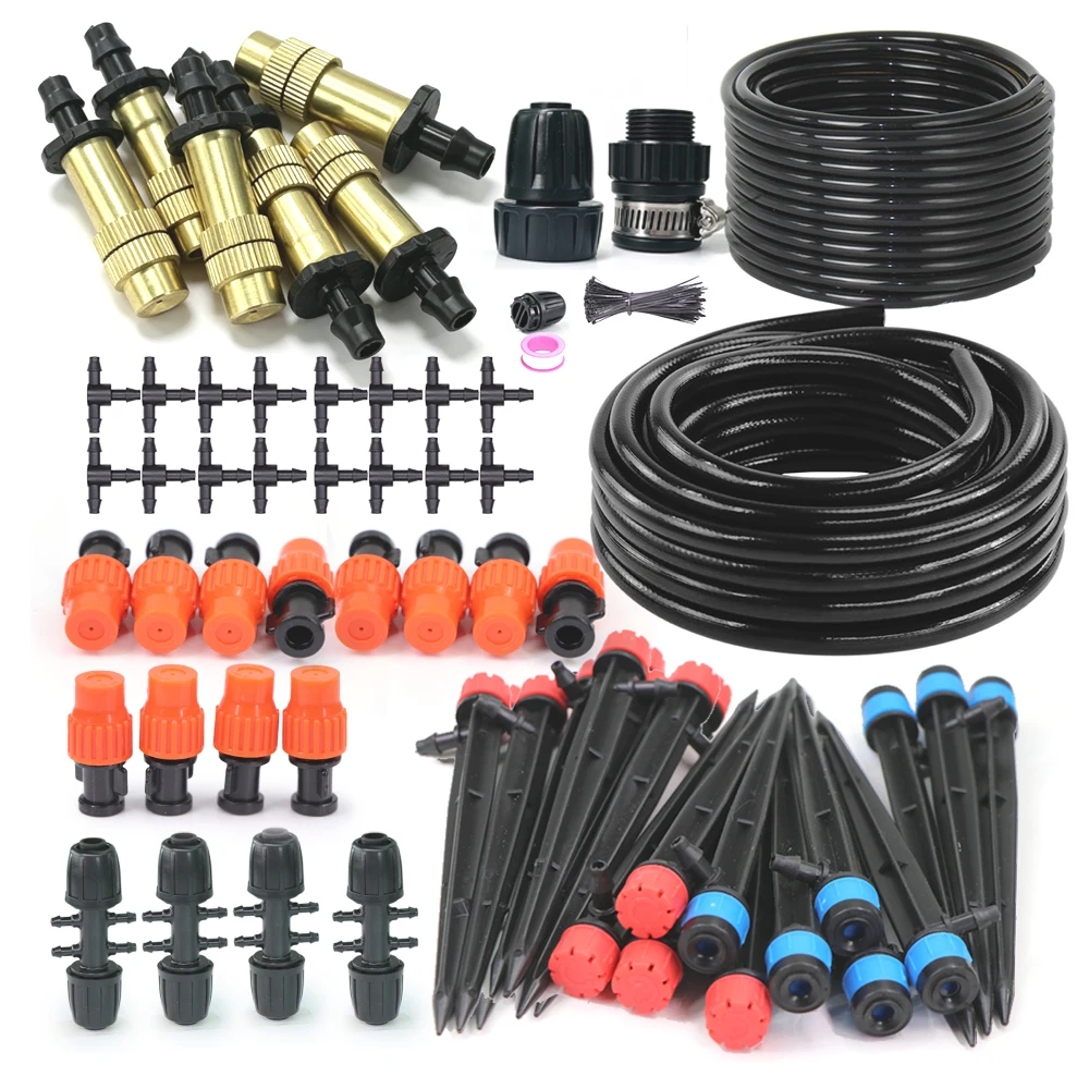 Drip Irrigation Kit With Adjustable Nozzles Thickened 1/2