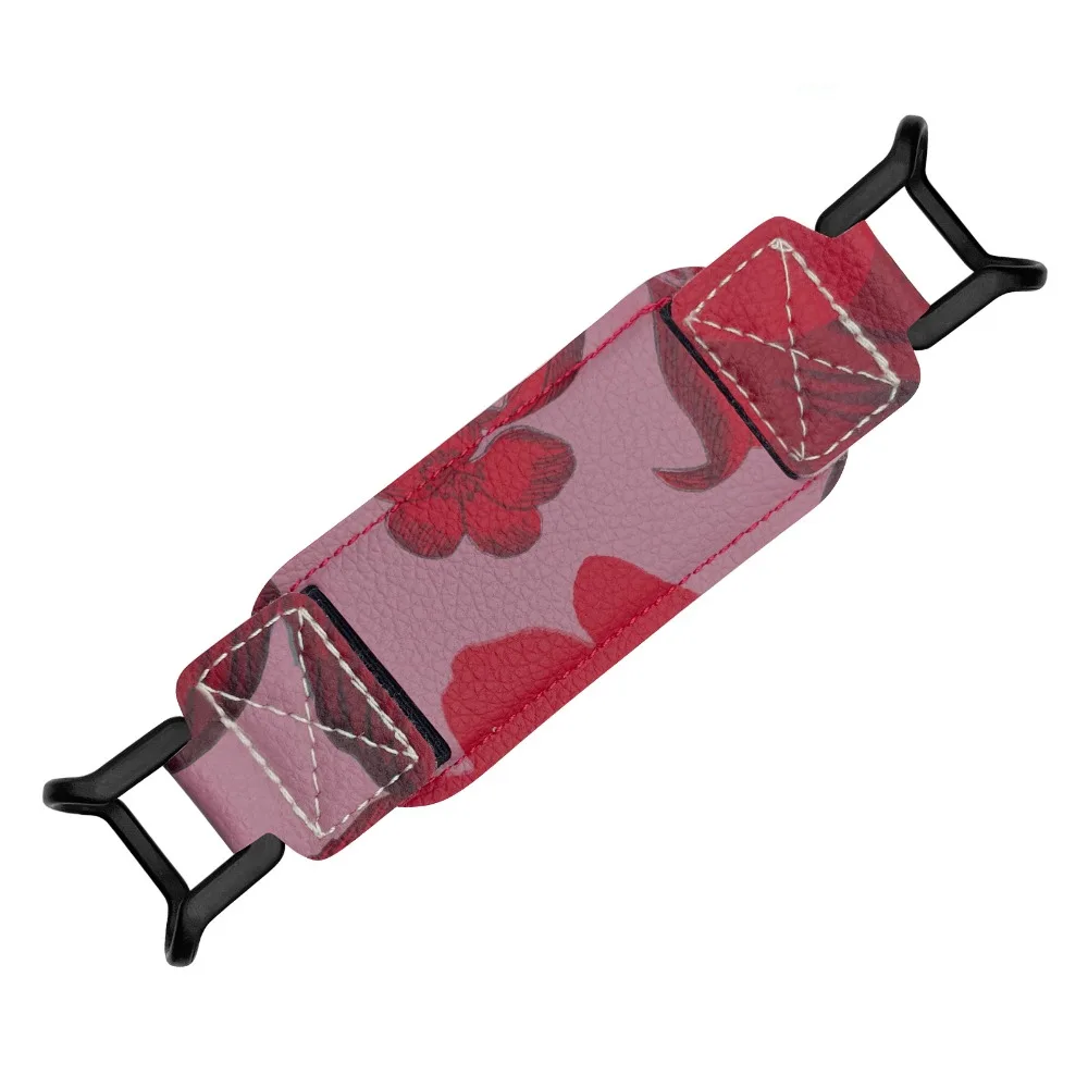 

PU Leather Tablet Hand Strap Flowers Elastic EReader Holder Non-slip for Kindle/Kobo/Voyaga/Lenovo/Sony 6-8" E-Book Tablet