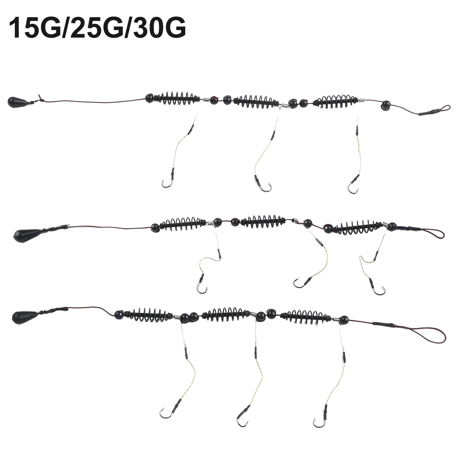 

Ready Tied Fishing Tackle Fishing Hook Artificial Baits Cage Set Fishing Feeder Screw Shad Spin Rig Tackles Pesca tool parts