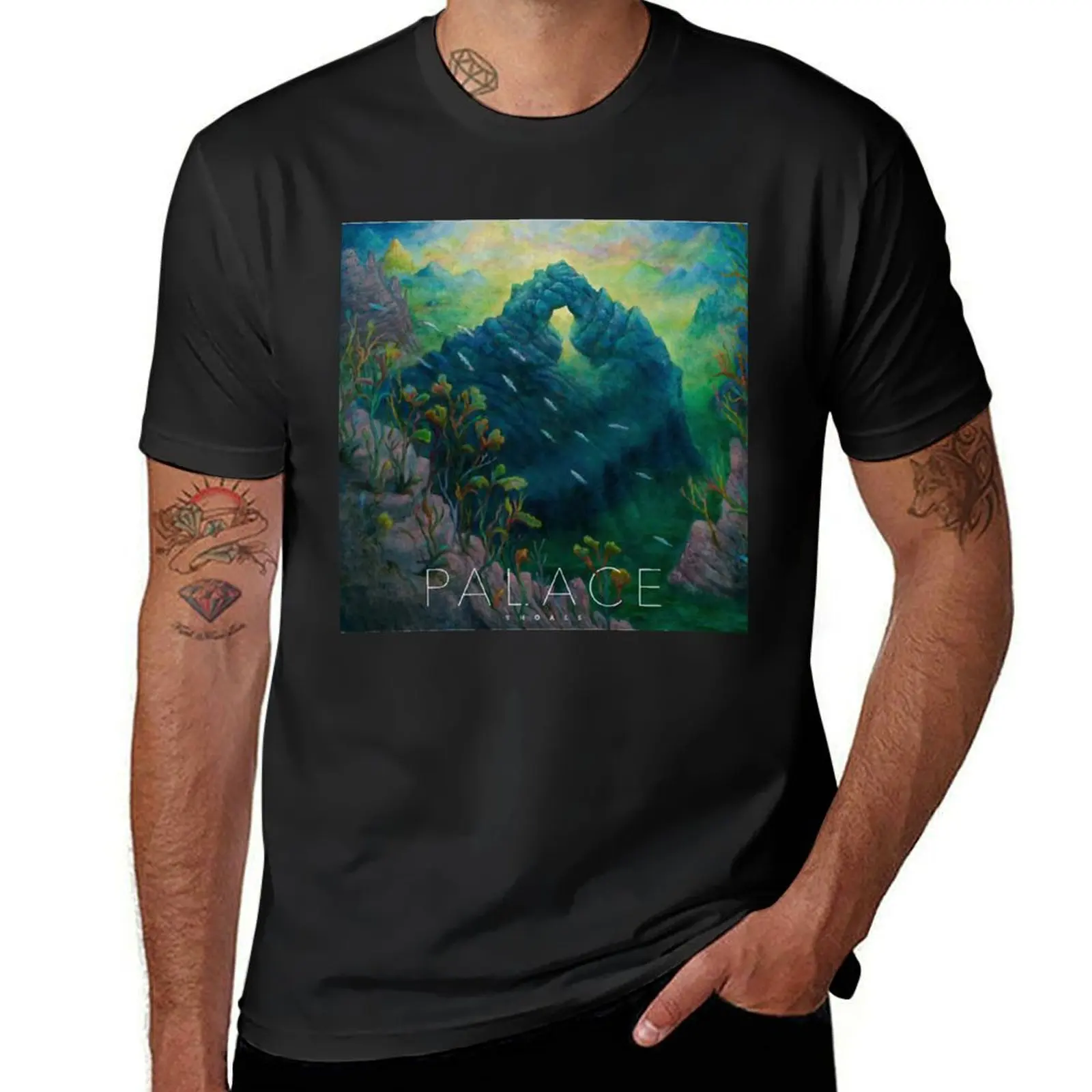 Viewunder sea Palace Shoals Essential T-Shirt for a boy plus sizes vintage mens clothing