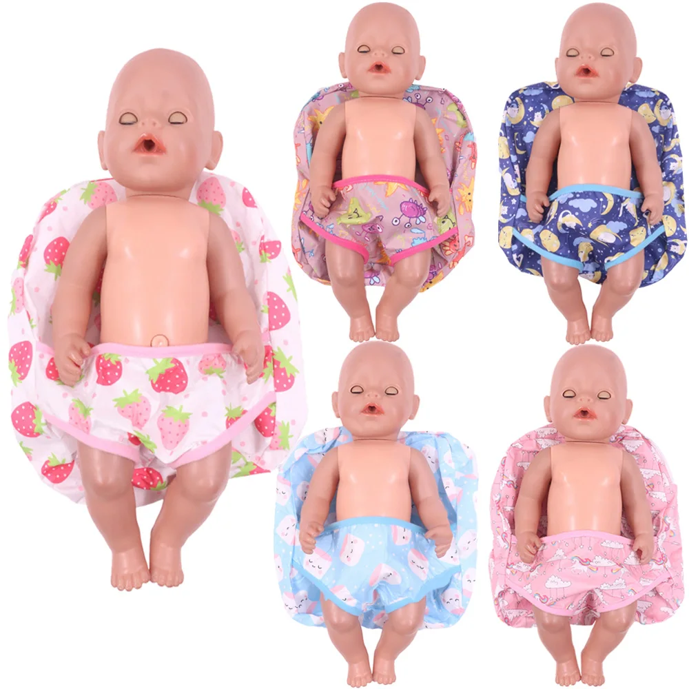 Doll Accessories Cute Cartoon Schoolbag Backpack For 18Inch American Doll&43Cm Reborn Baby Doll,Our Generation Girl's Toys Gift