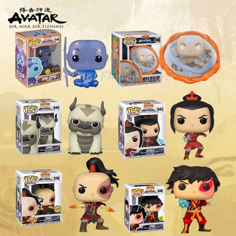 FUNKO POP The Last Avatar Airbenders APPA # 540 اسولا # 542 # 538 # 838 # 940 # 1000 نموذج لجسم من الفينيل هدايا عيد الميلاد