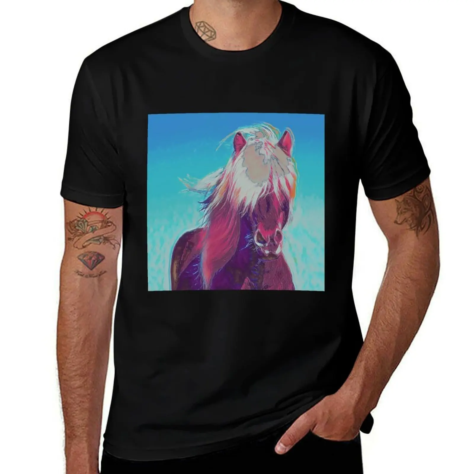 

Artificial painting 12 T-Shirt blacks new edition hippie clothes clothes for men