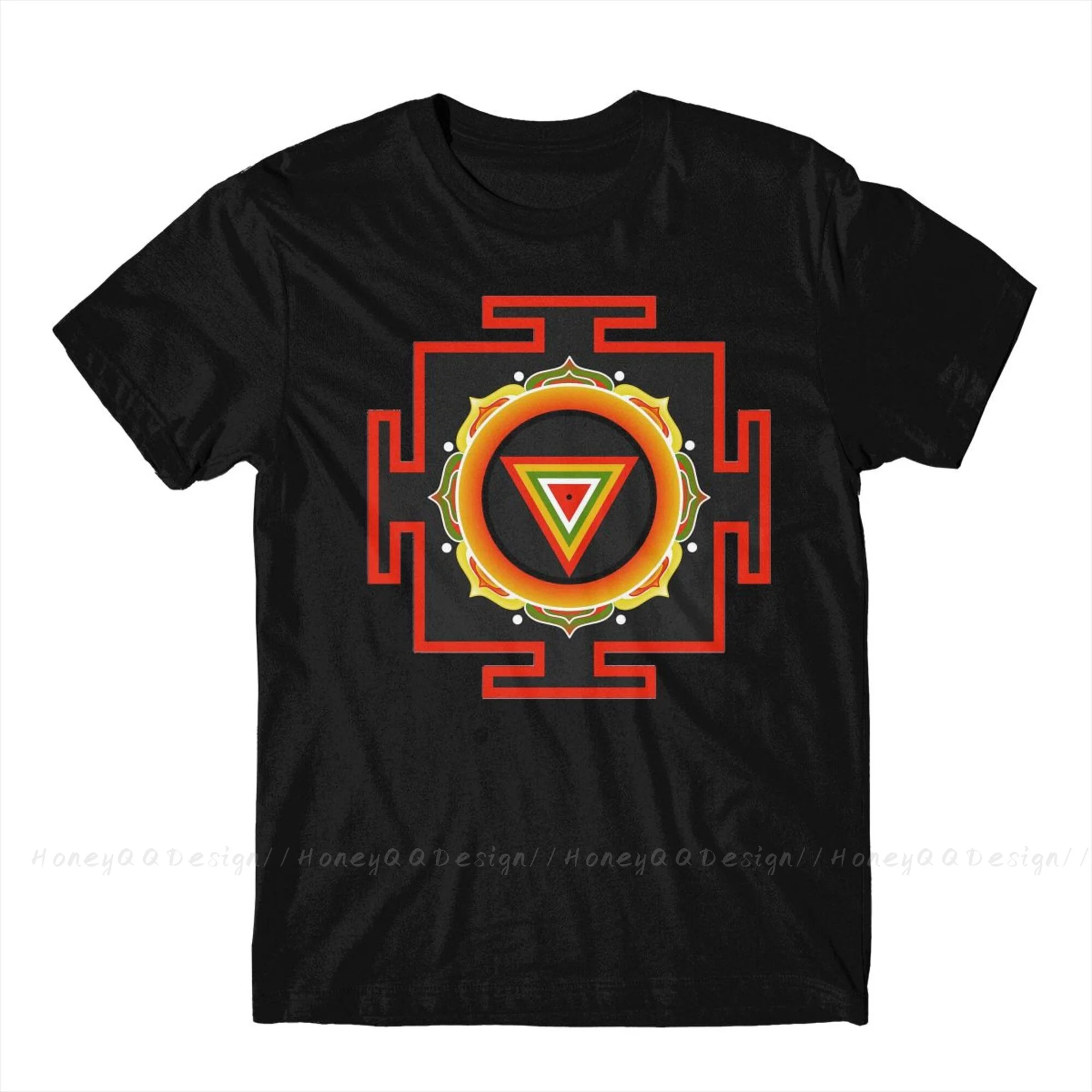 Top Quality Clothing Shiva Hindu God India Lingam T-Shirt For Men Unisex The Kali Yantra Shirt Fashion Short Sleeve Oversize