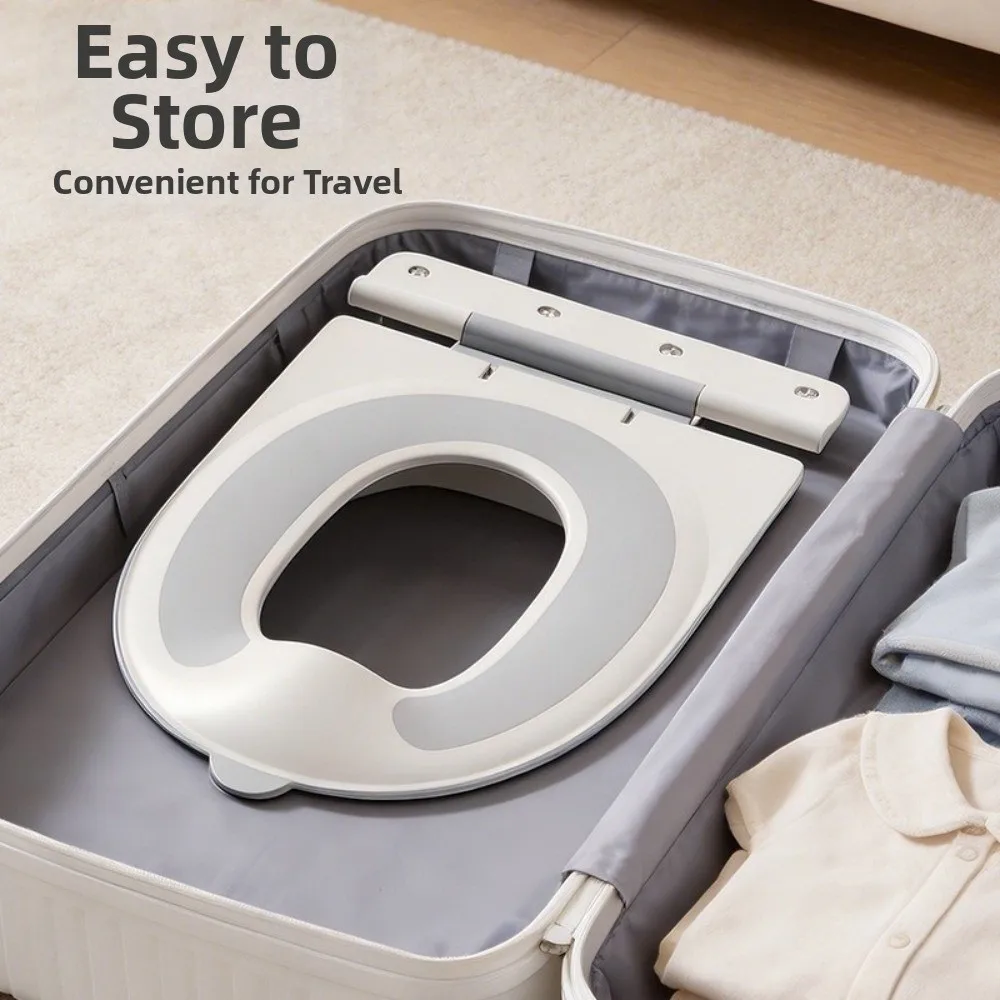 Splash-proof Baby Potty Seat Nonslip Universal Portable Toilet Seat Cover Easy To Wash Suction Cup Fixation Toilet Seat Gasket