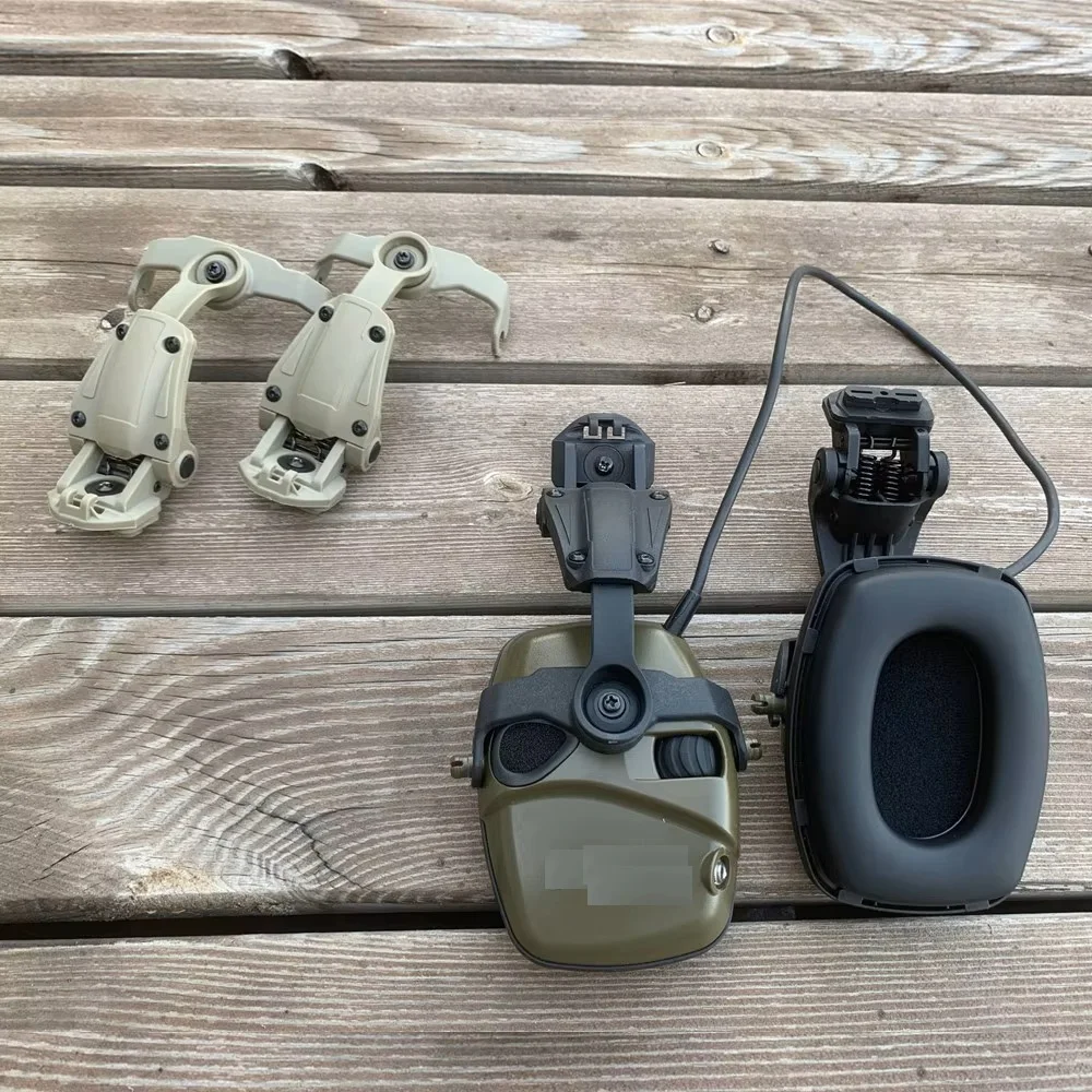 Tactical Headset Mount Adapter Designed for Wendy EXFIL Series Helmets Rails，compatible with Howard Leight Impact Sports Headset