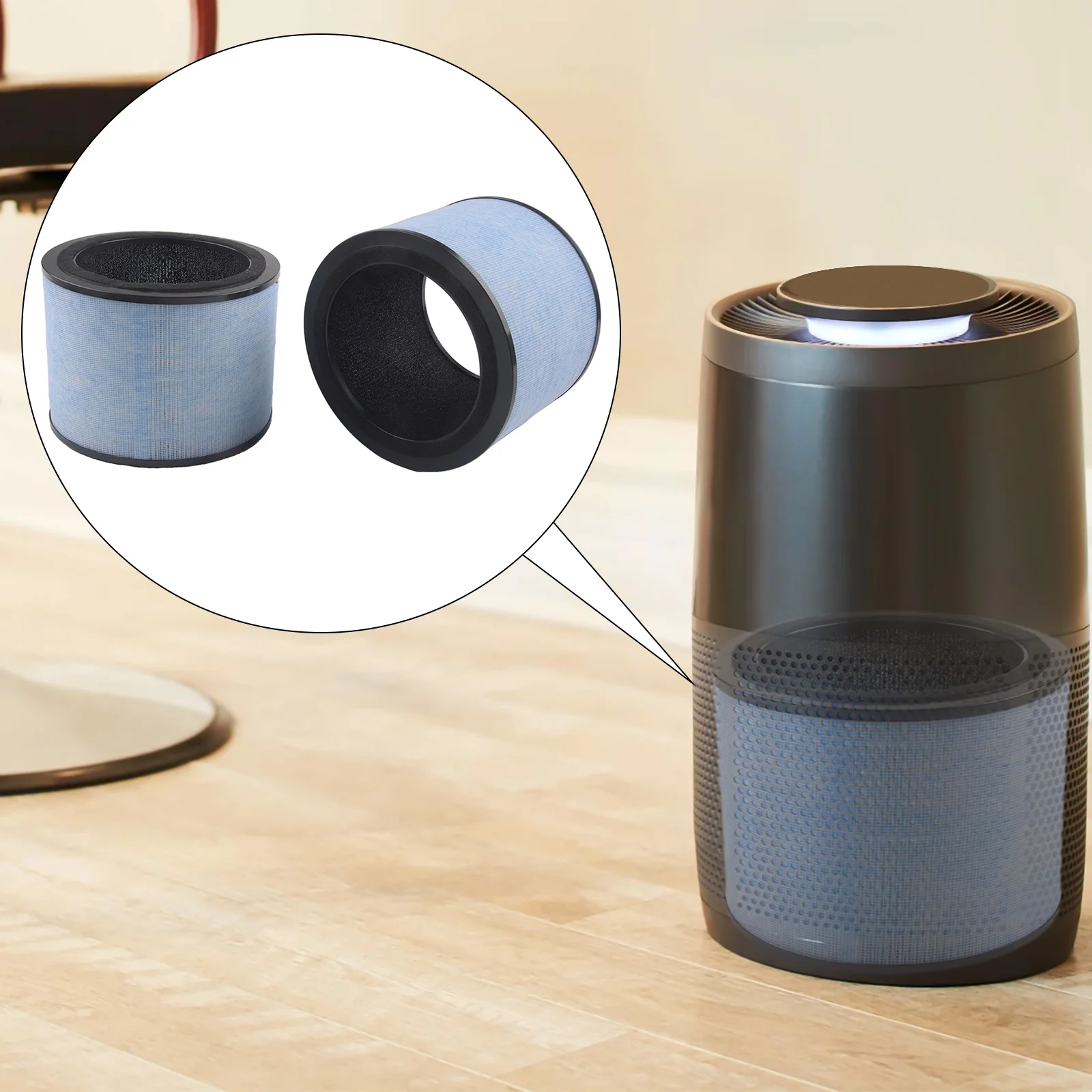 

2 Pack of Activated Carbon Filters for Instant For AP200 Efficiently Captures Airborne Pollutants and Particles