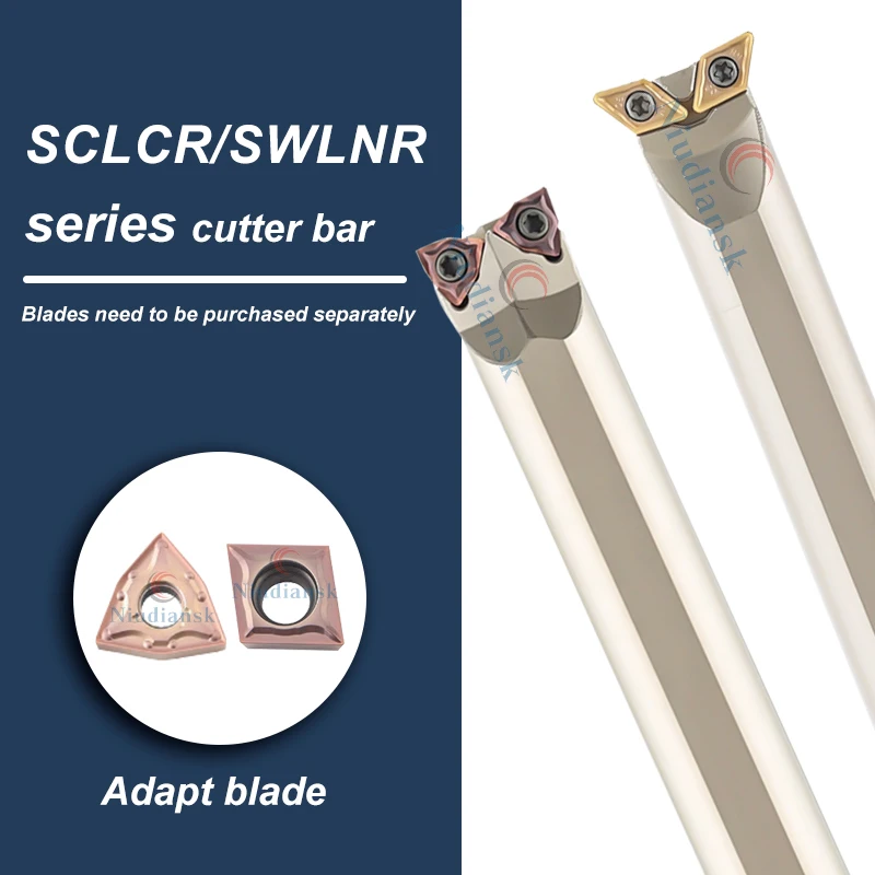 Numerical Control Double Headed Tool Bar S25R-SCLCR09H S20Q-SWLNR04L Bull Horn Boring Tool Rod SCLCR/SWLNR Inner Hole Cutter Rod