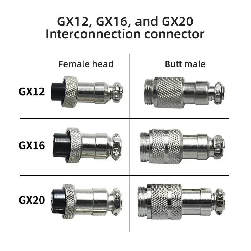 Y-type GX16 2 3 4 5 6 Pin Aviation Plug Cable Splitter 1 to 2 Male to Female Extension Line Industrial M16 GX16 Connector Wire