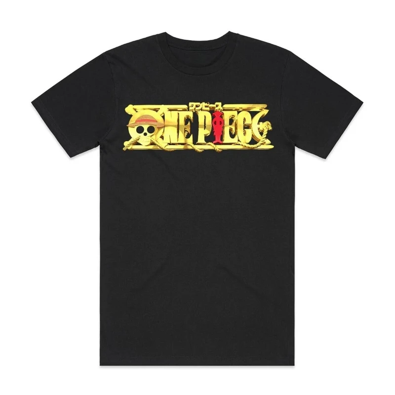 

One Piece Logo Tee T-shirt Japanese anime Tee AS Colour Men's and women's same high-quality pure cotton four seasons